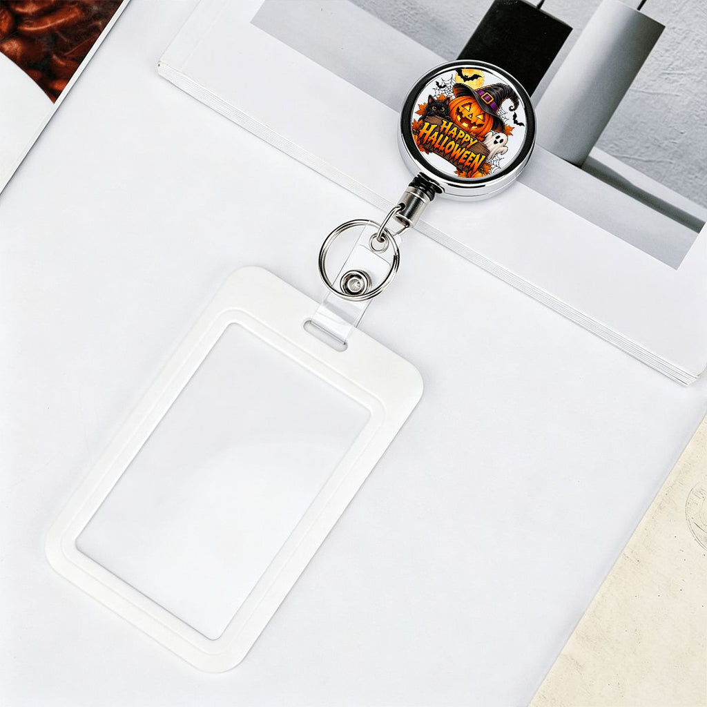 Happy Halloween Retractable Badge Reel 🎃