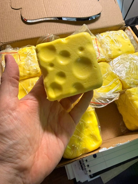 Cheese Foam Squishy Toy – Slow Rising Stress Relief Fidget 🧀