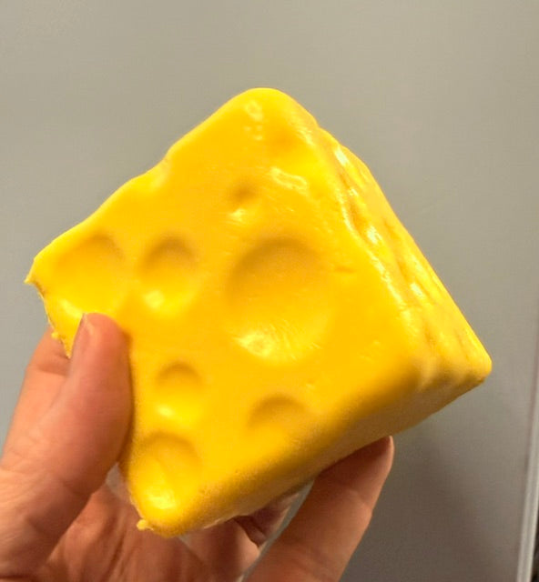 Cheese Foam Squishy Toy – Slow Rising Stress Relief Fidget 🧀